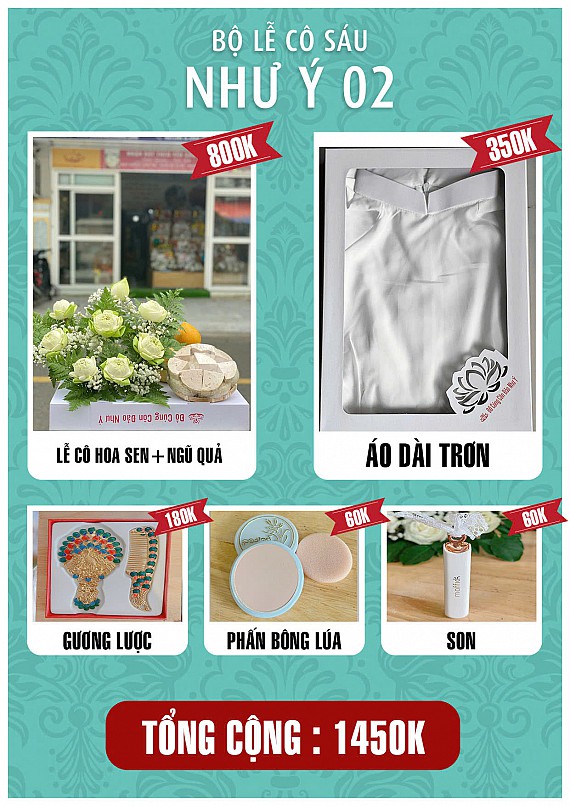 Mâm Lễ Cô 1450k
