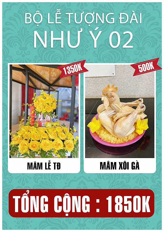 Bộ Lễ Tượng Đài 1850k