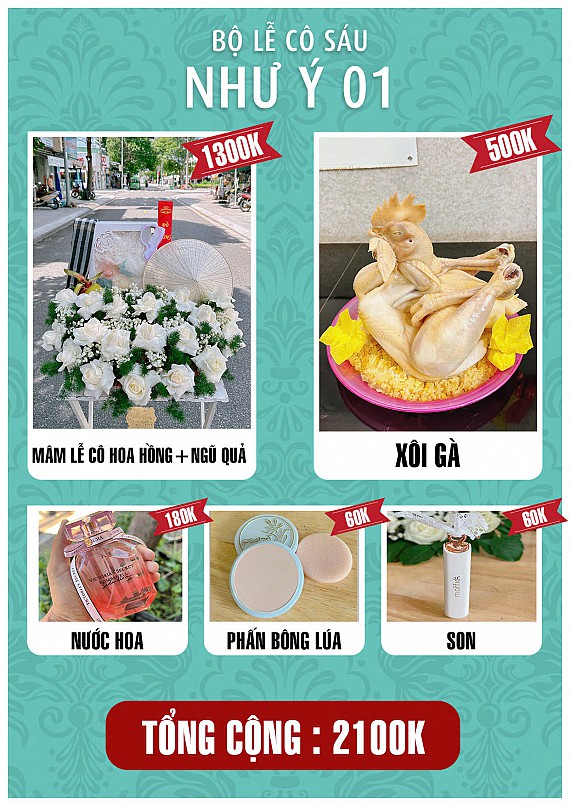 Bộ Lễ Cô 2100k
