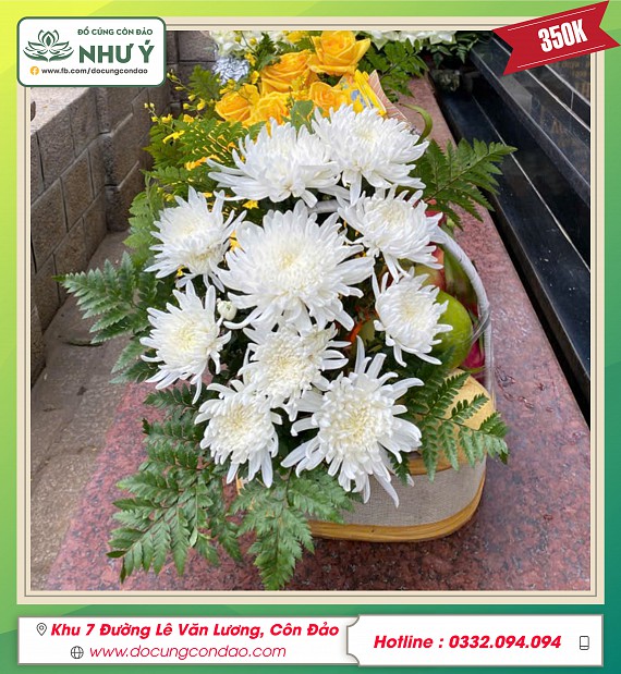 giỏ hoa quả 350k