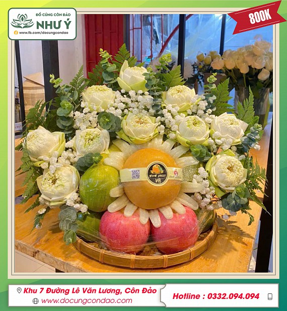 mâm hoa quả 800k