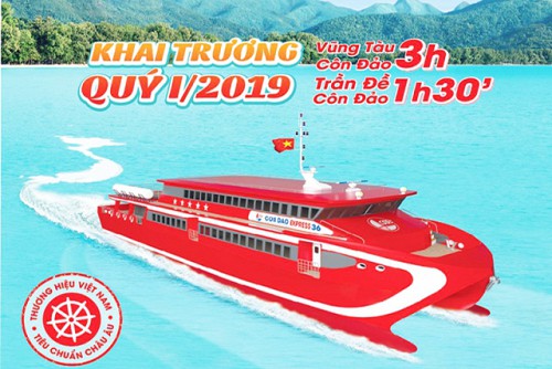 [CẬP NHẬT] Thông tin tuyến tàu Express 36 mới: Tuyến cảng Trần Đề (Sóc Trăng) - Côn Đảo 2019